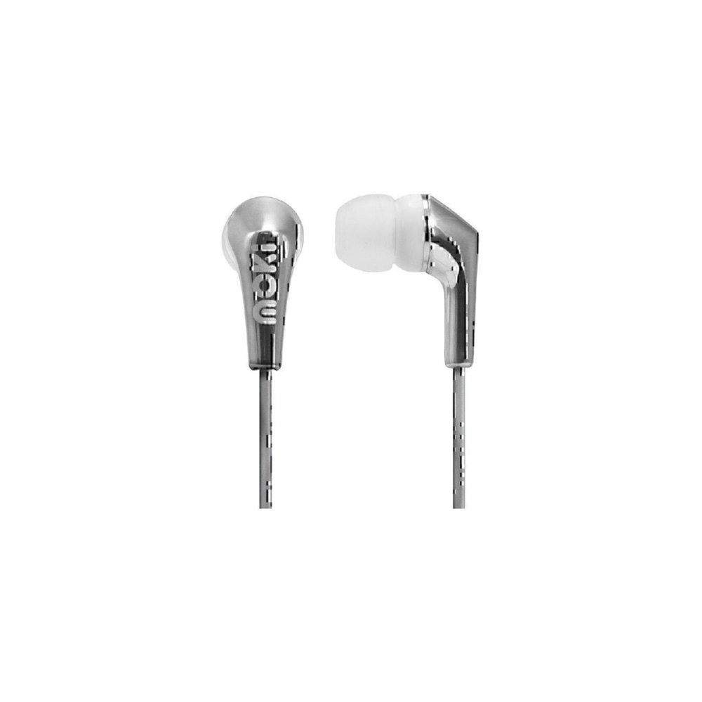 Moki Metallics Earphone Silver