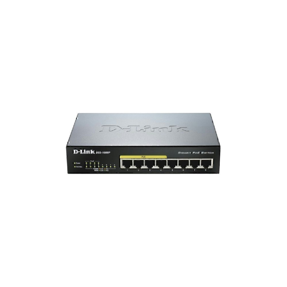 D-LINK DGS-1008P PoE Switch D-LINK DGS-1008P PoE Switch