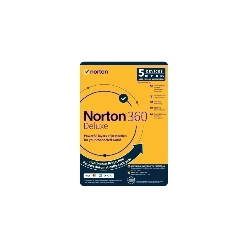 Norton 360 Deluxe 1U 5D 1 Yr Norton 360 Deluxe 1U 5D 1 Yr