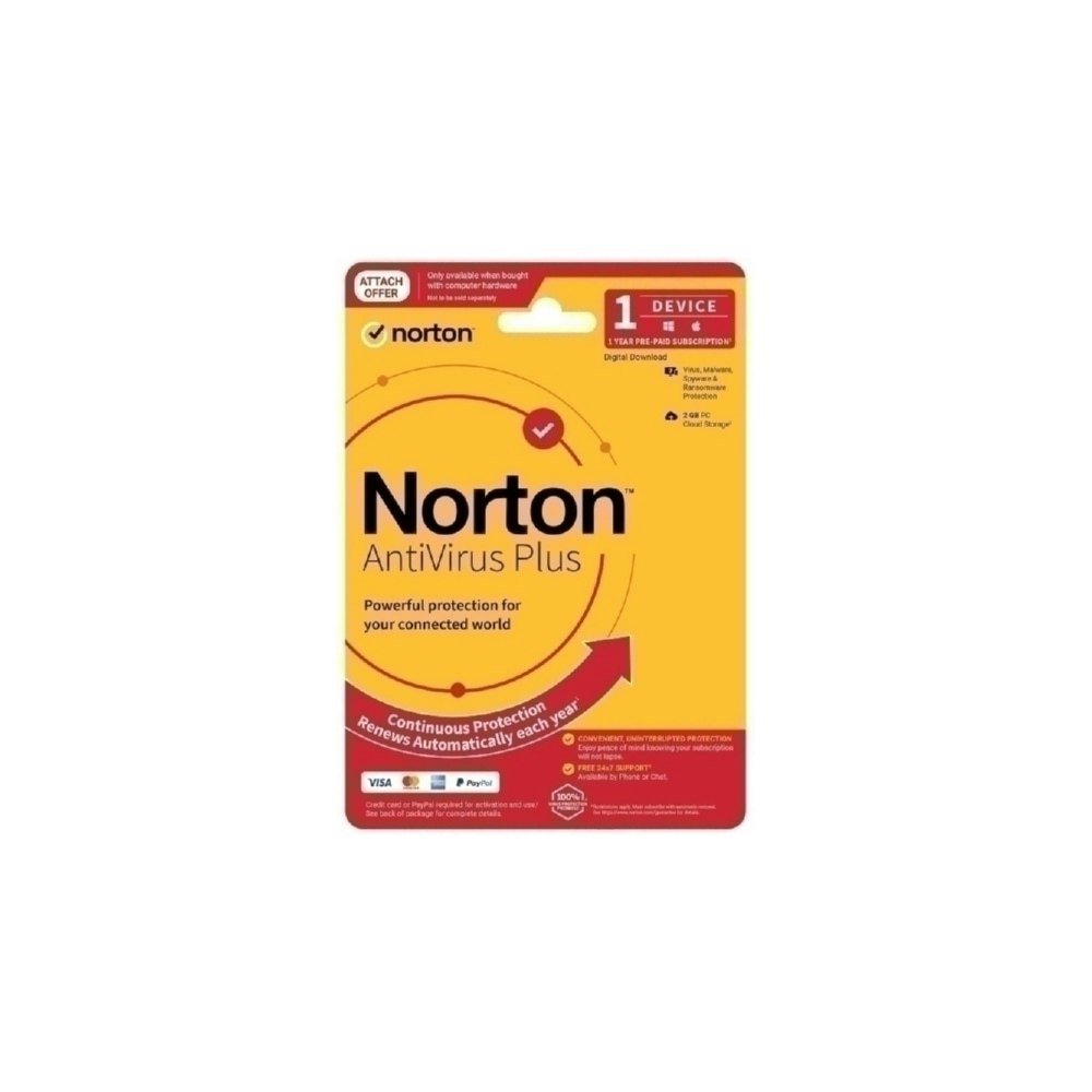 Norton AntiVirus 1U 1D 1 Yr Norton AntiVirus 1U 1D 1 Yr