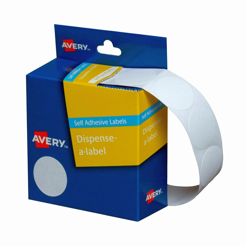 Avery Disp White 24mm Roll of 550 Avery Disp White 24mm Roll of 550