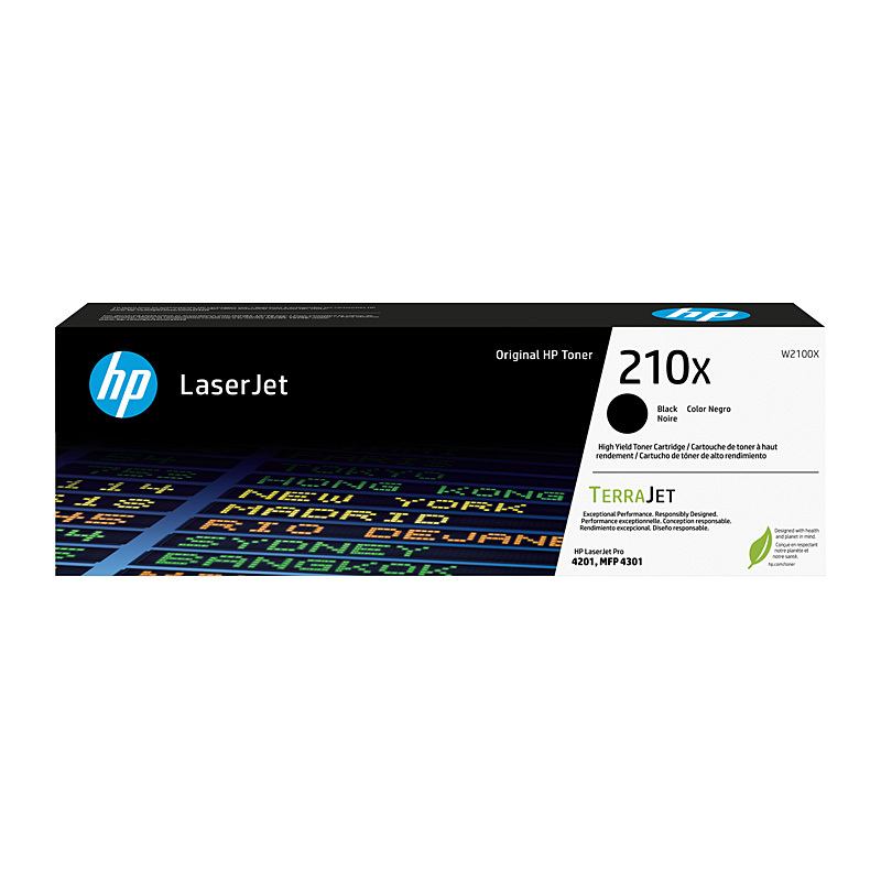 HP #210X Black Toner W2100X OEM HP #210X Black Toner W2100X OEM