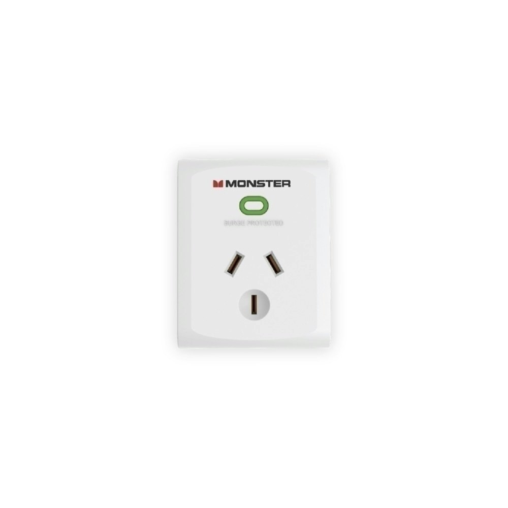Monster 1-Port Surge White