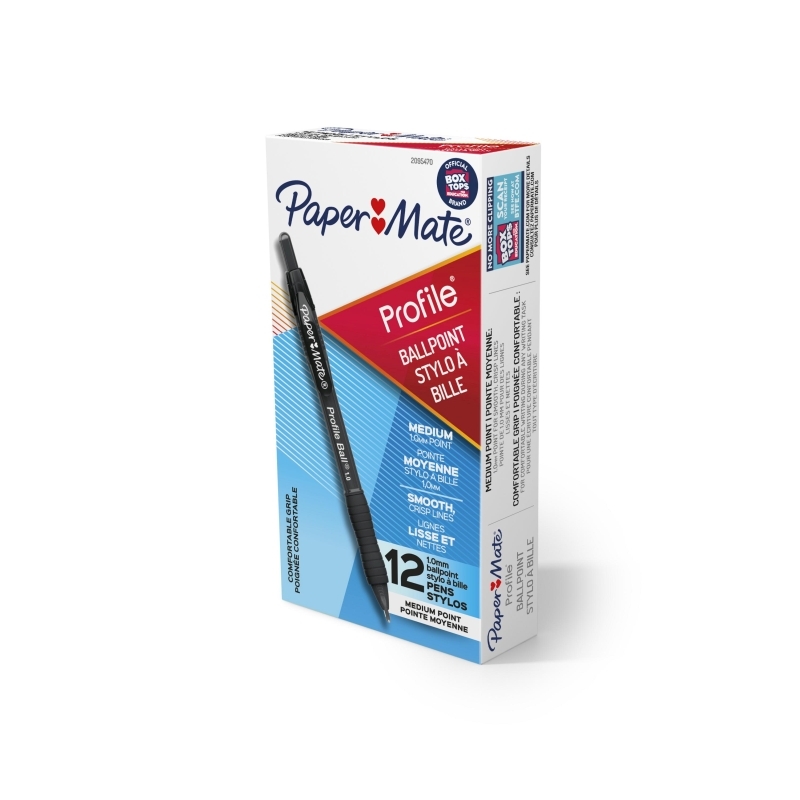 Paper Mate Profile BP 1.0mm Blk Boxes X 12 Paper Mate Profile BP 1.0mm Blk Boxes X 12