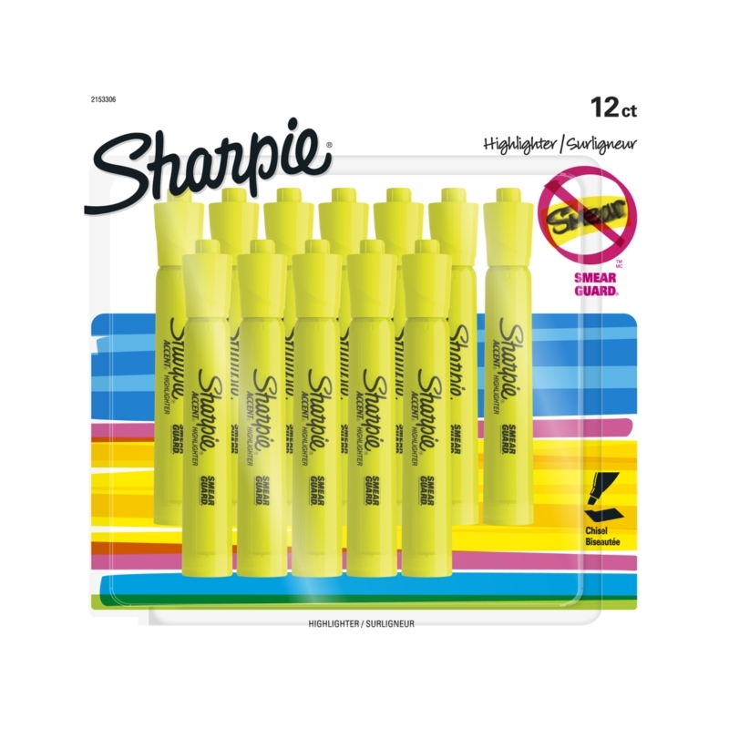 Sharpie Hiltr Tank Yellow Packet of 12 Boxes X 3 Sharpie Hiltr Tank Yellow Packet of 12 Boxes X 3
