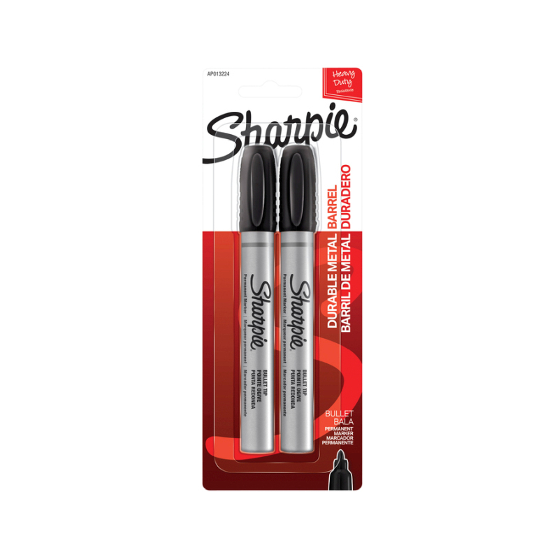 Sharpie Metal Bullet Packet of 2 Black Sharpie Metal Bullet Packet of 2 Black