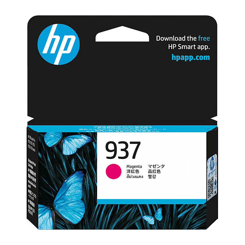 HP #937 Magenta Ink 4S6W3NA OEM
