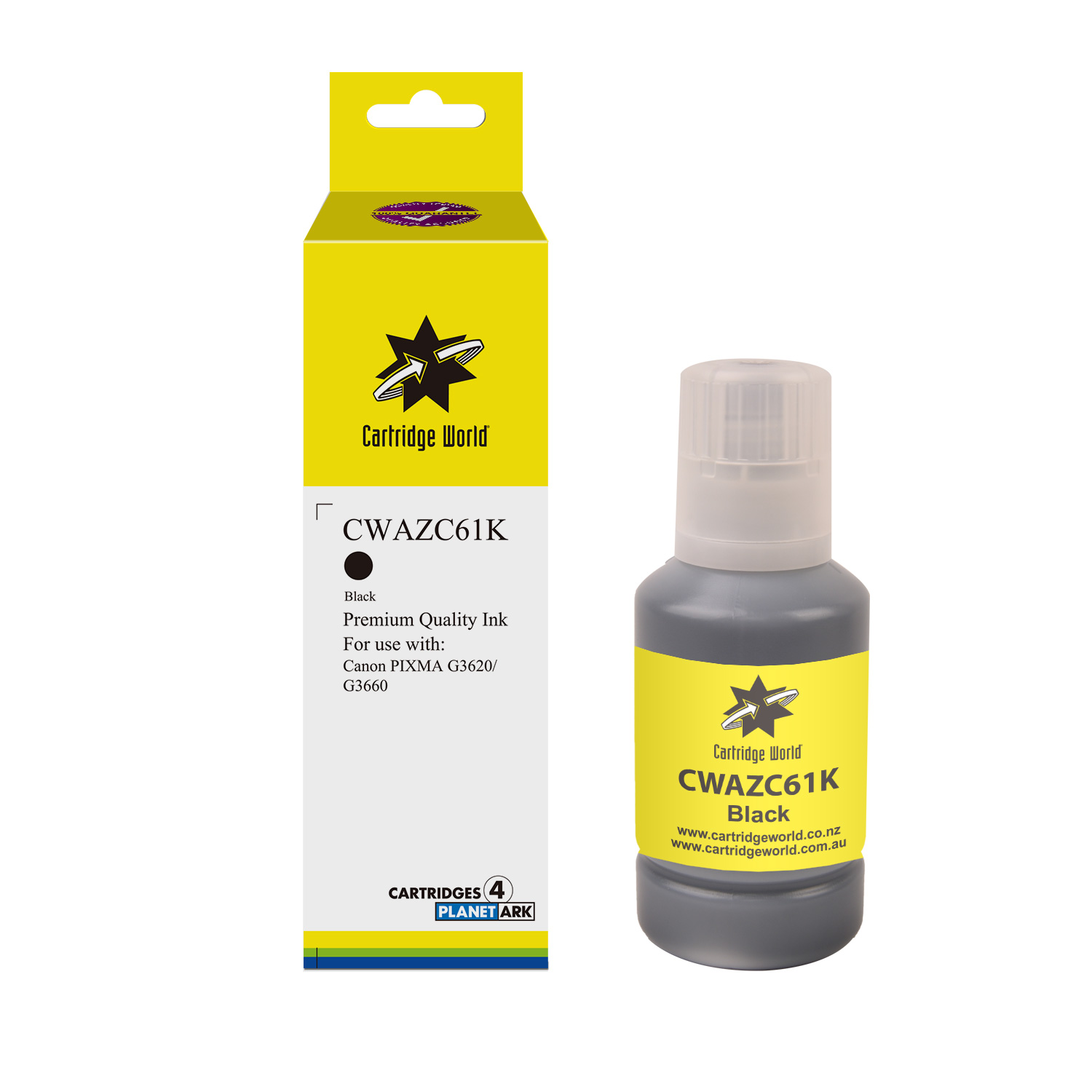 Cartridge World Canon Black Inkjet Bottle GI61 Black Cartridge World Canon Black Inkjet Bottle GI61 Black