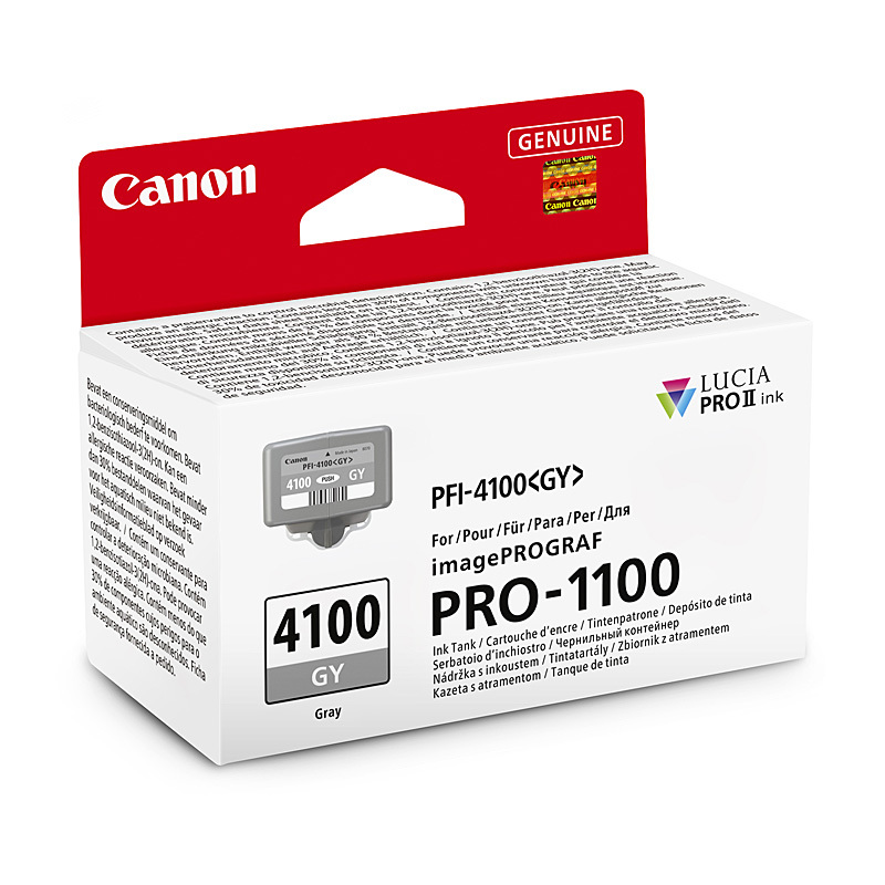 Canon PFI4100 Grey Ink Cartridge OEM