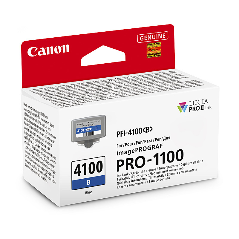 Canon PFI4100 Blue Ink Cartridge OEM