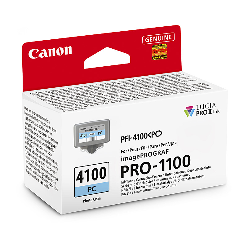 Canon PFI4100 Photo Cyan Ink Cartridge OEM