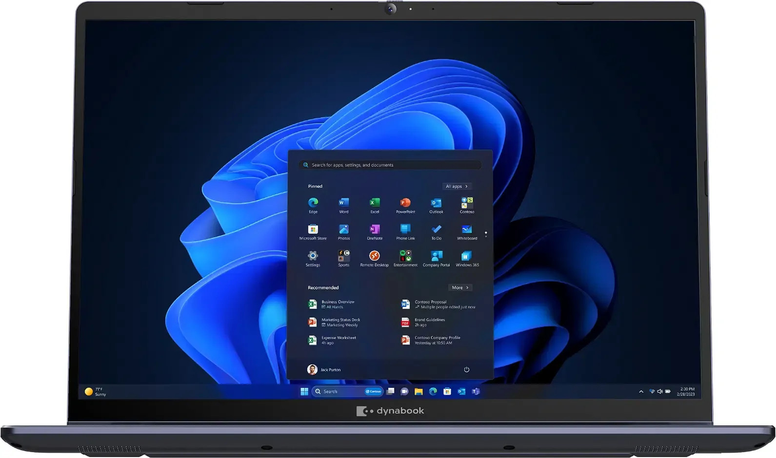 Dynabook Portege X40-M 14-inch Touch U7-155H 32GB 1TB SSD W11P(AI) Laptop PNM1BA-02M004