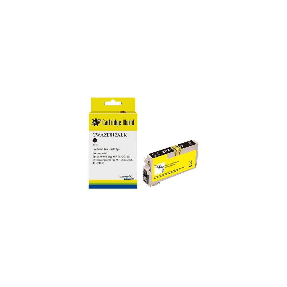 Cartridge World Epson 812XLK Black Ink Cartridge Cartridge World Epson 812XLK Black Ink Cartridge