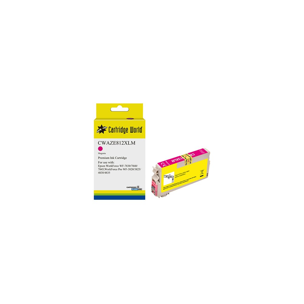 Cartridge World Epson 812XLM Magenta Ink Cartridge