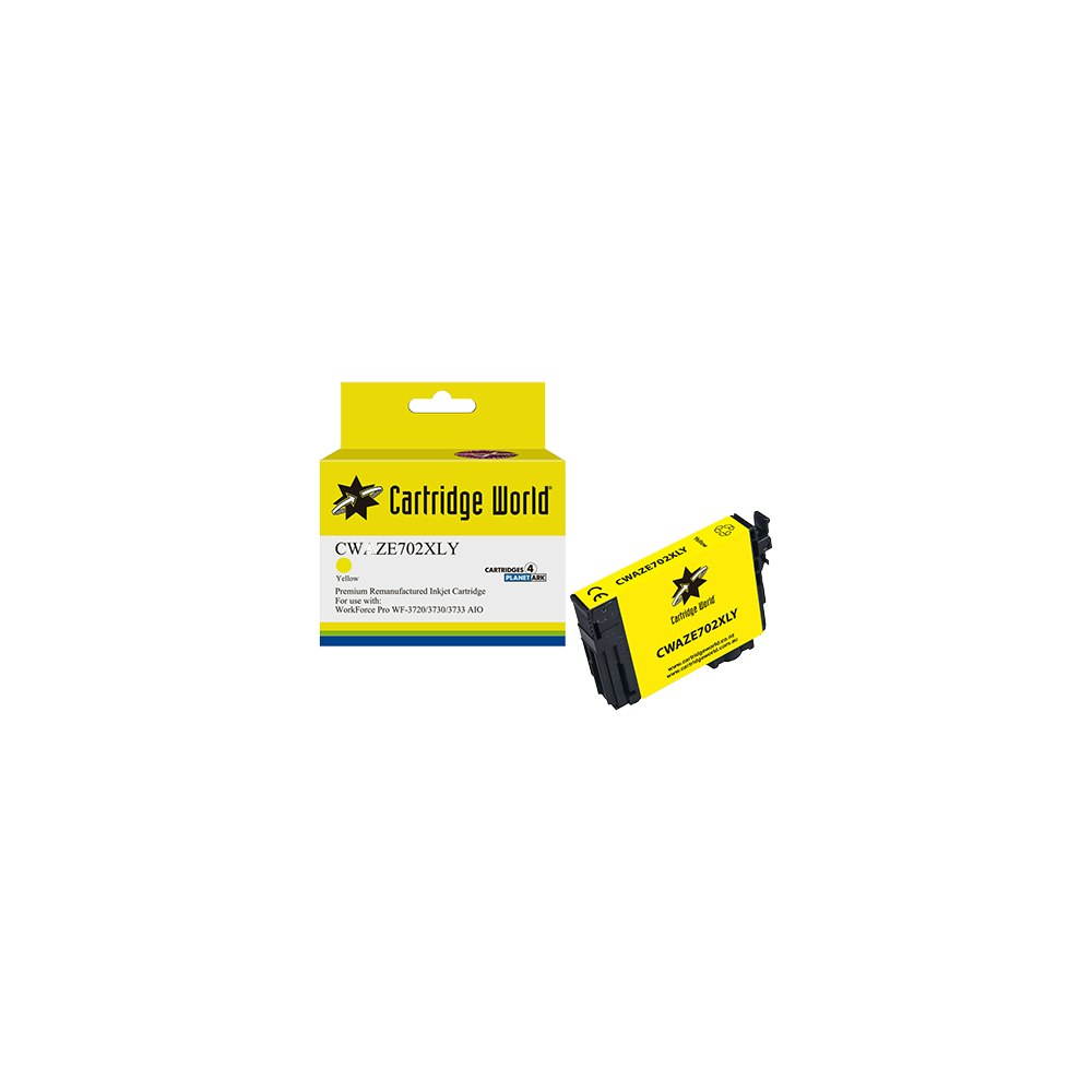 Cartridge World Epson 702XL Yellow Ink Cartridge Cartridge World Epson 702XL Yellow Ink Cartridge