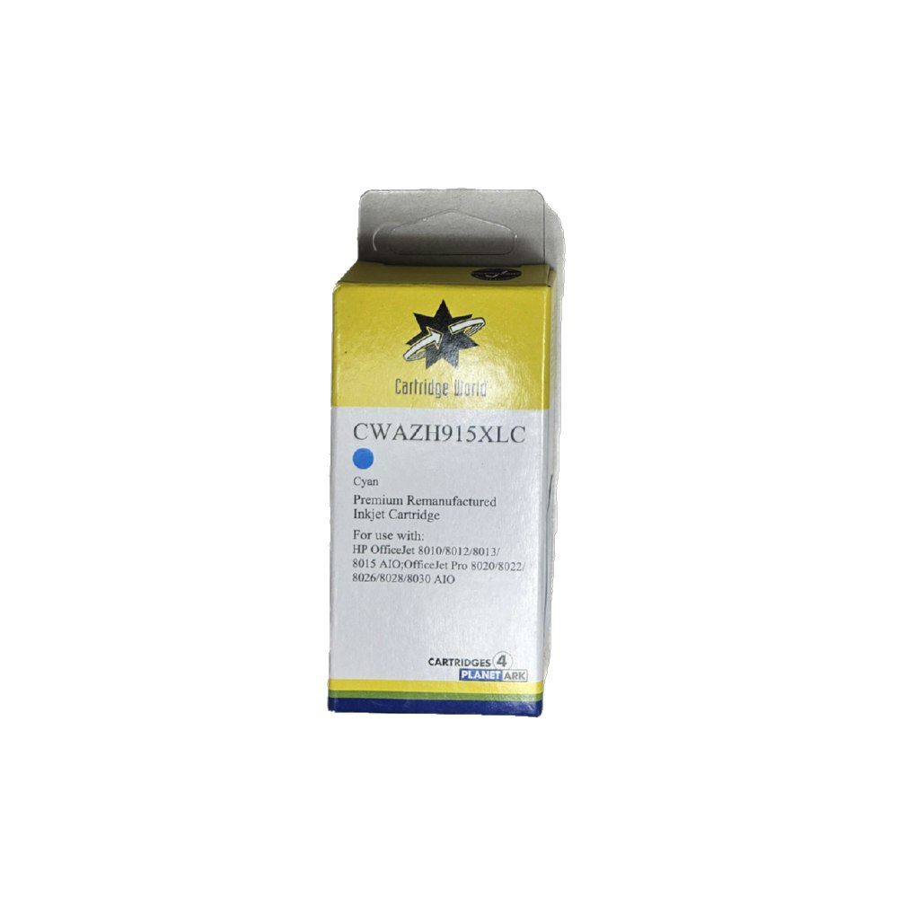 Cartridge World HP 915XL Cyan Ink Cartridge Cartridge World HP 915XL Cyan Ink Cartridge