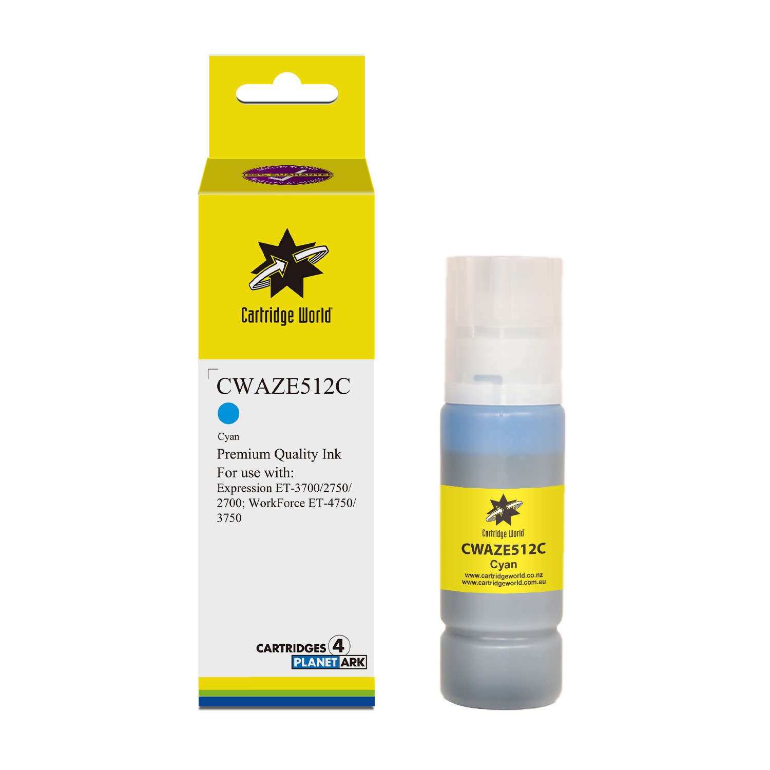 Cartridge World Epson Cyan Inkjet Bottle T512 Cyan Cartridge World Epson Cyan Inkjet Bottle T512 Cyan
