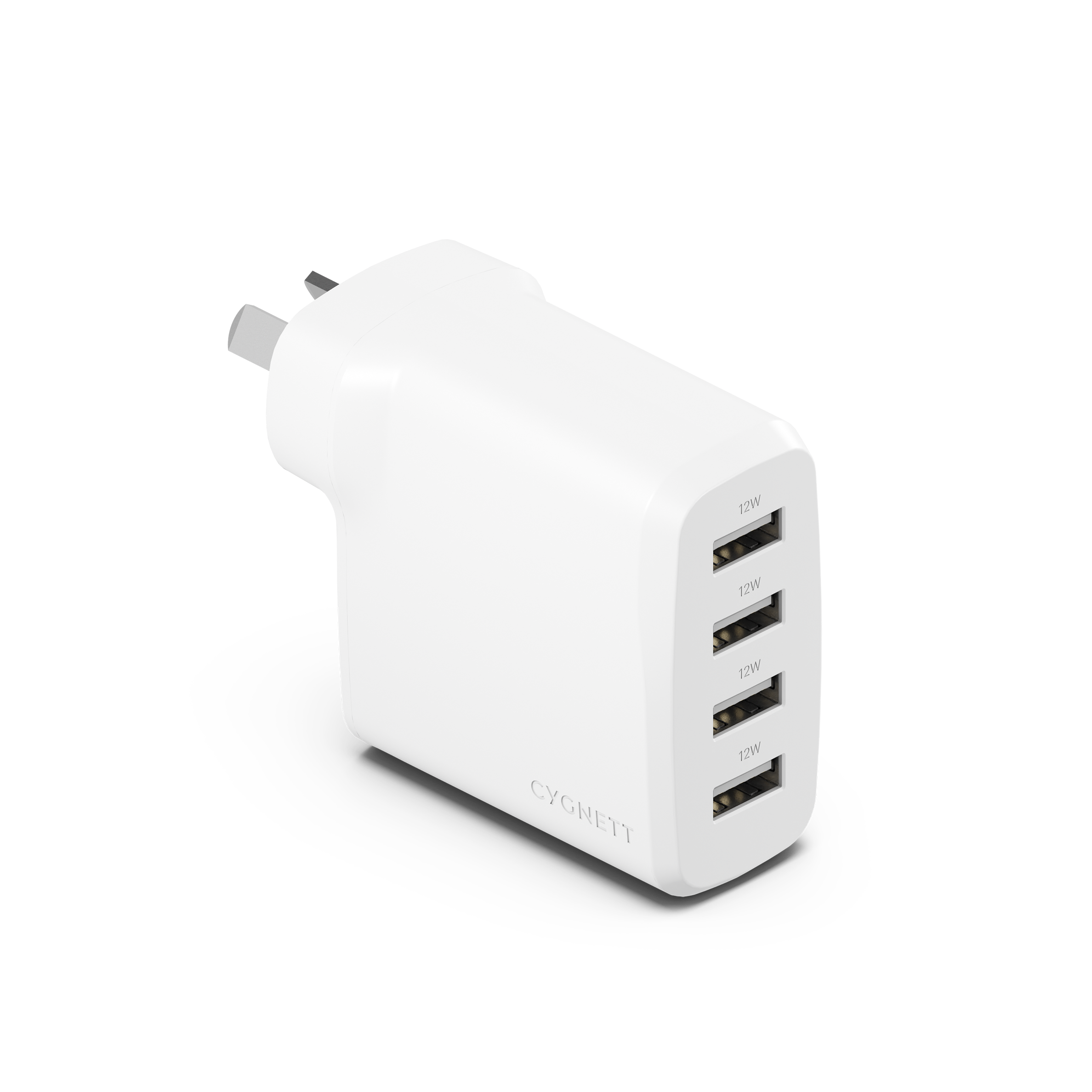 PowerPlus 24W Multi Port Wall Charger – White