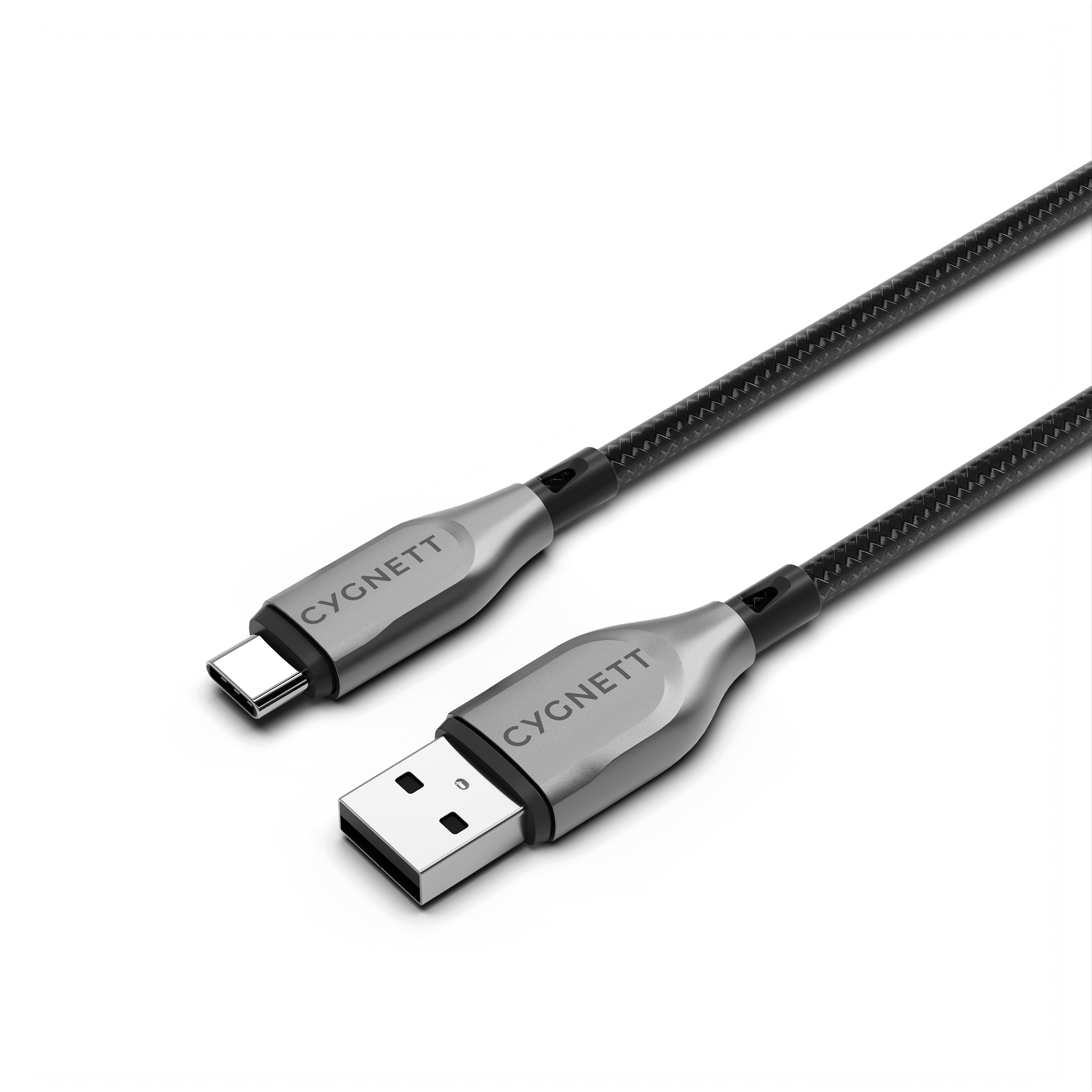 Armoured Gen2 USB-C to USB-A Cable 2M – Black