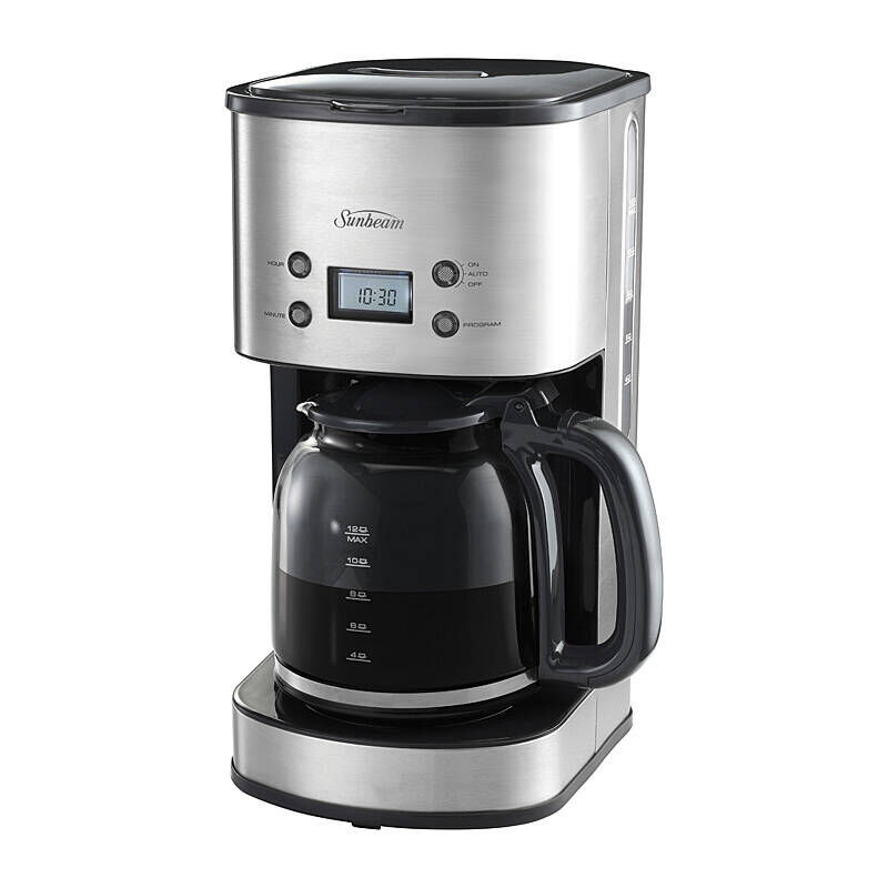Sunbeam 12-Cup Stainless Drip Coffee Machine PC7900