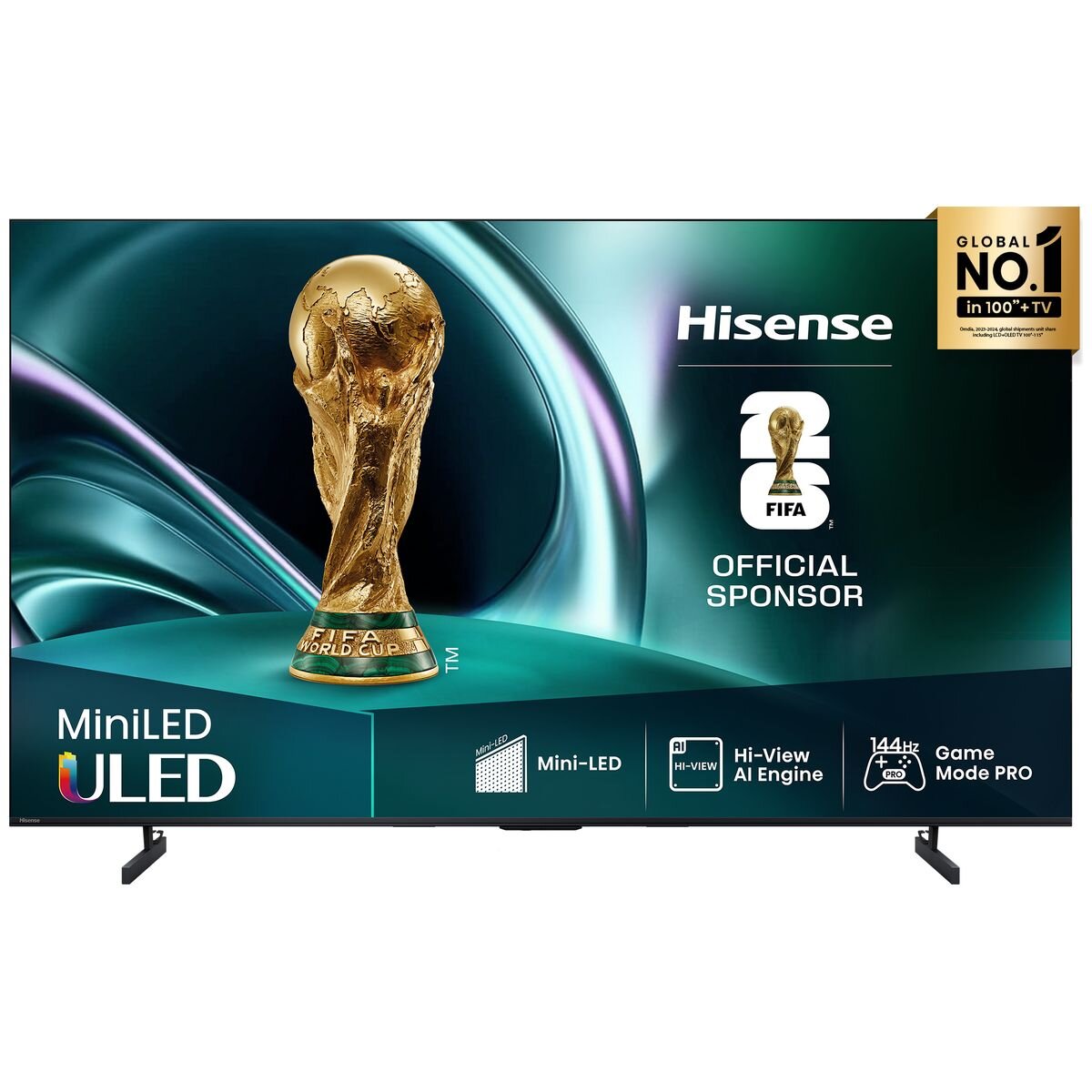 Hisense 50-inch U6QAU PRO 4K ULED Mini-LED Smart TV 2025 50U6QAUPRO