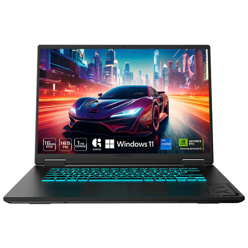 Gigabyte Gaming A16 16in WUXGA 165Hz i7-13620H RTX 5070 1TB SSD 16GB RAM W11H Gaming Laptop CWHI3AU894SH