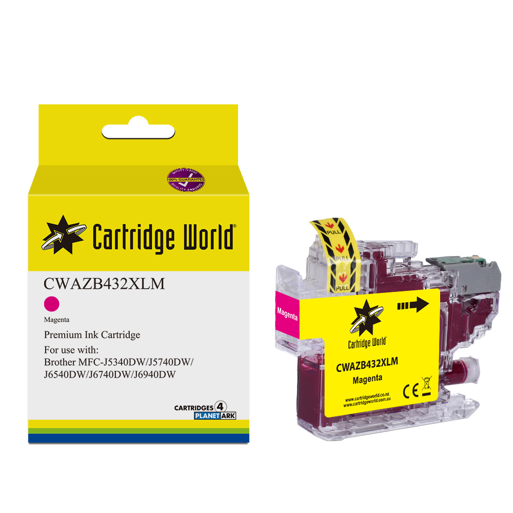 Cartridge World Brother LC432XL Magenta Ink Cartridge Cartridge World Brother LC432XL Magenta Ink Cartridge
