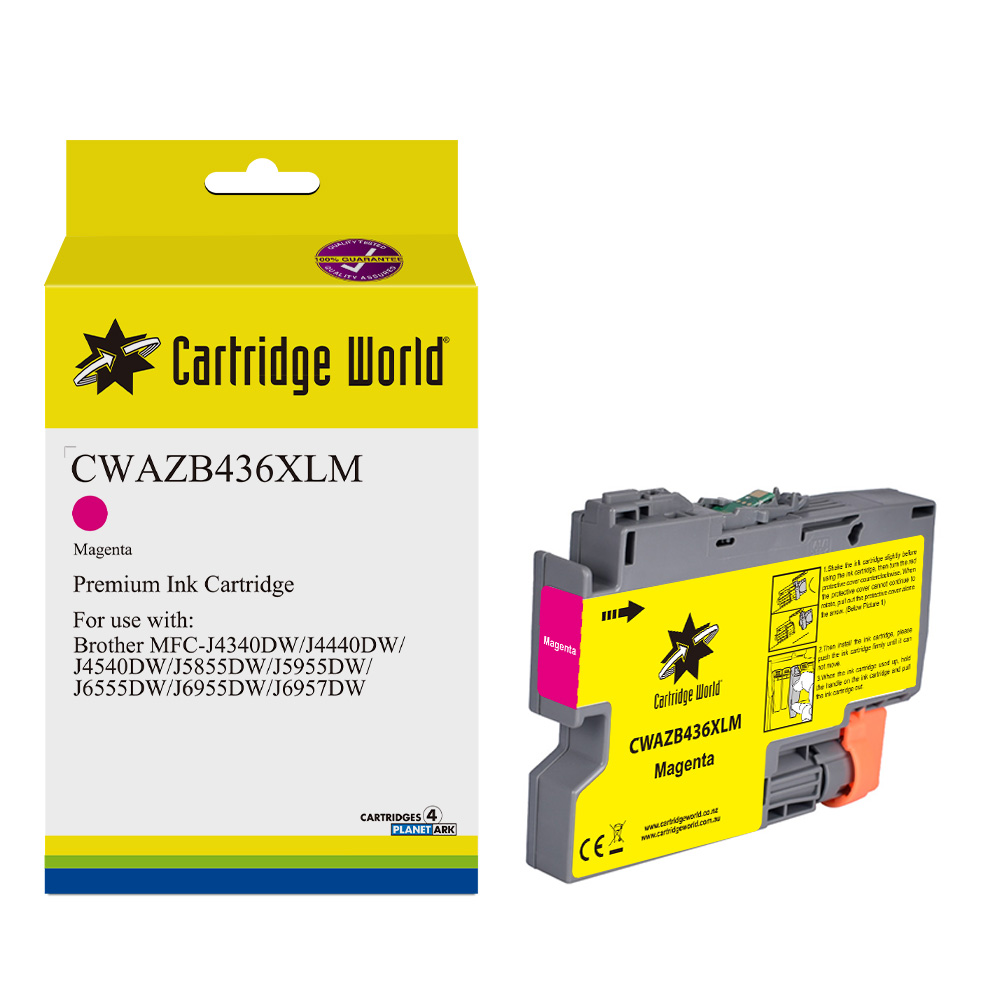 Cartridge World Brother LC436XL Magenta Ink Cartridge Cartridge World Brother LC436XL Magenta Ink Cartridge