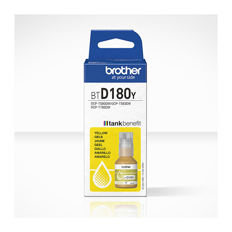 Brother BTD180Y Yellow ink Bottle