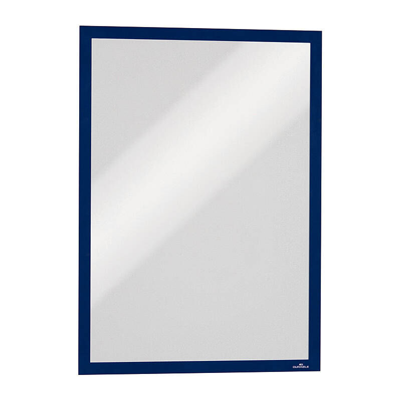 Durable Duraframe Sign Holder A3 Navy Pack 2