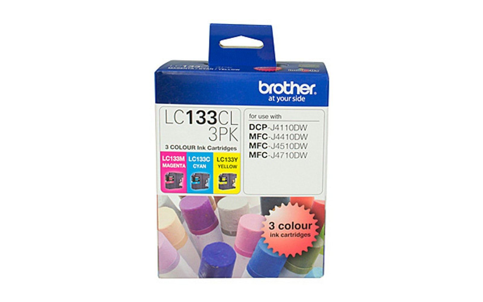 Brother LC-133 CMY Colour Pack OEM Brother LC-133 CMY Colour Pack OEM