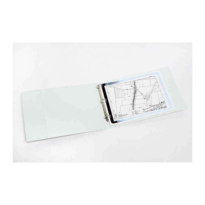 Marbig Clearview Insert Binder A3 L/S 50mm 3D White