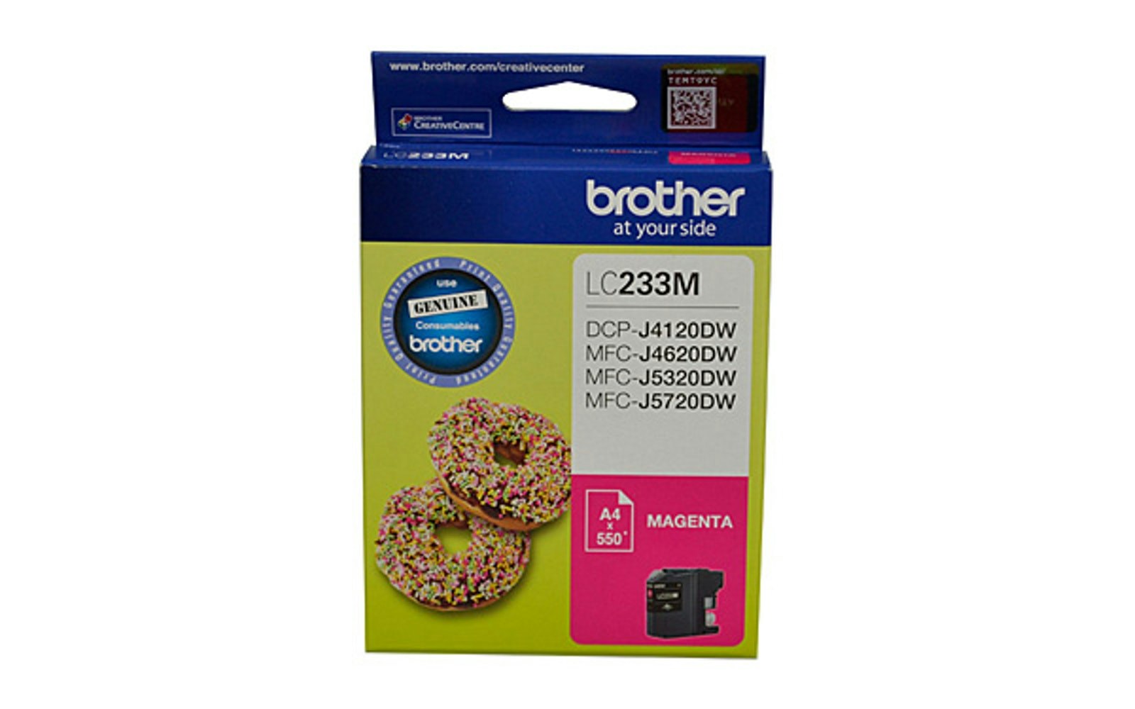 Brother LC-233 Magenta Ink Cartridge OEM