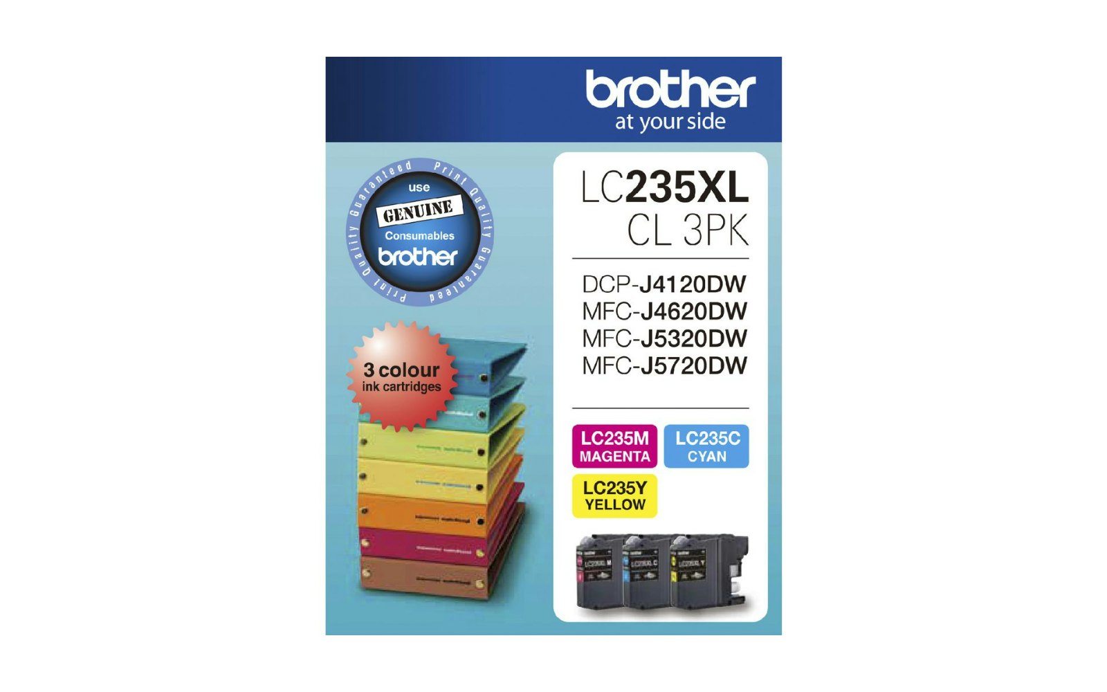 Brother LC-235XL CMY Colour Pack OEM Brother LC-235XL CMY Colour Pack OEM
