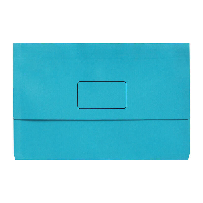 Marbig Slimpick A3 Document Wallet Brights Marine