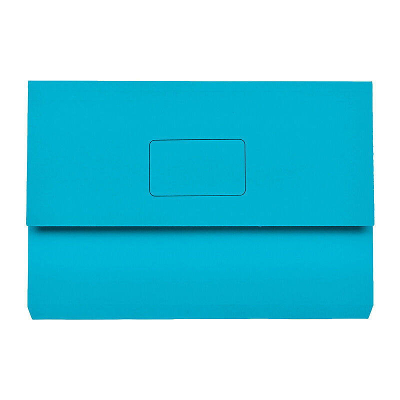 Marbig Slimpick Foolscap Document Wallet Blue