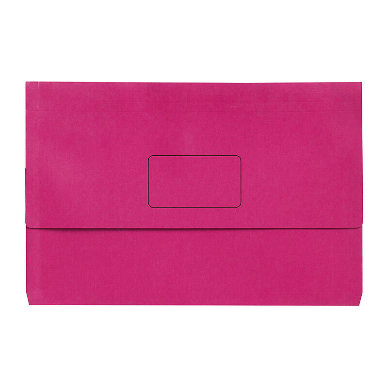 Marbig Slimpick Foolscap Document Wallet Pink