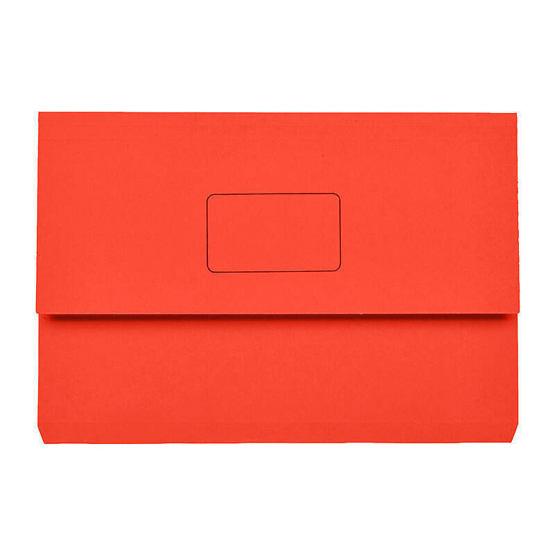 Marbig Slimpick Foolscap Document Wallet Red