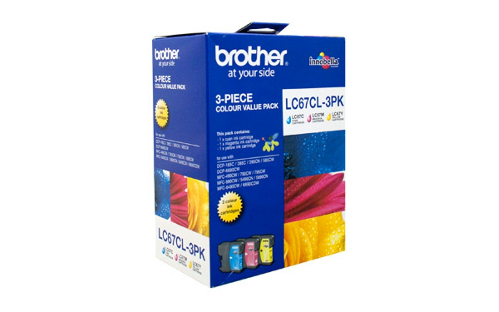 Brother LC-67 CMY Colour Pack OEM