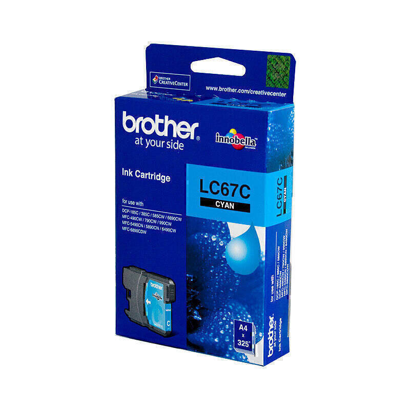Brother LC-67 Cyan Ink Cartridge OEM Brother LC-67 Cyan Ink Cartridge OEM