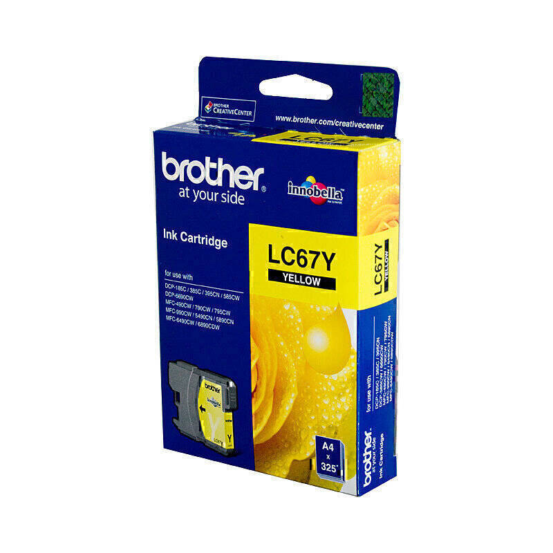 Brother LC-67 Yellow Ink Cartridge OEM Brother LC-67 Yellow Ink Cartridge OEM