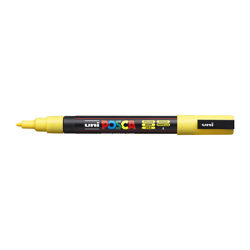 Posca PC-3M Fine Bullet Tip Marker Yellow