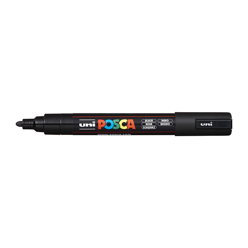 Posca PC-5M Medium Bullet Tip Paint Black
