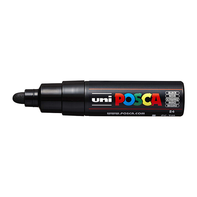 Posca PC-7M Bold Bullet Black
