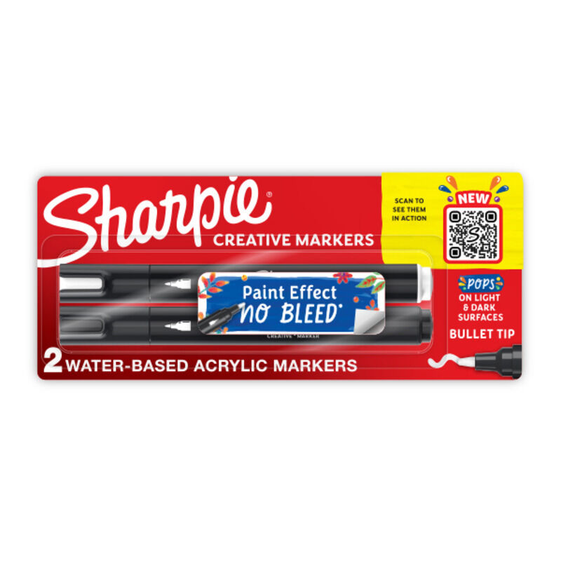 Sharpie Creat Marker Bullet Tip Ast Pack 2 Box 6