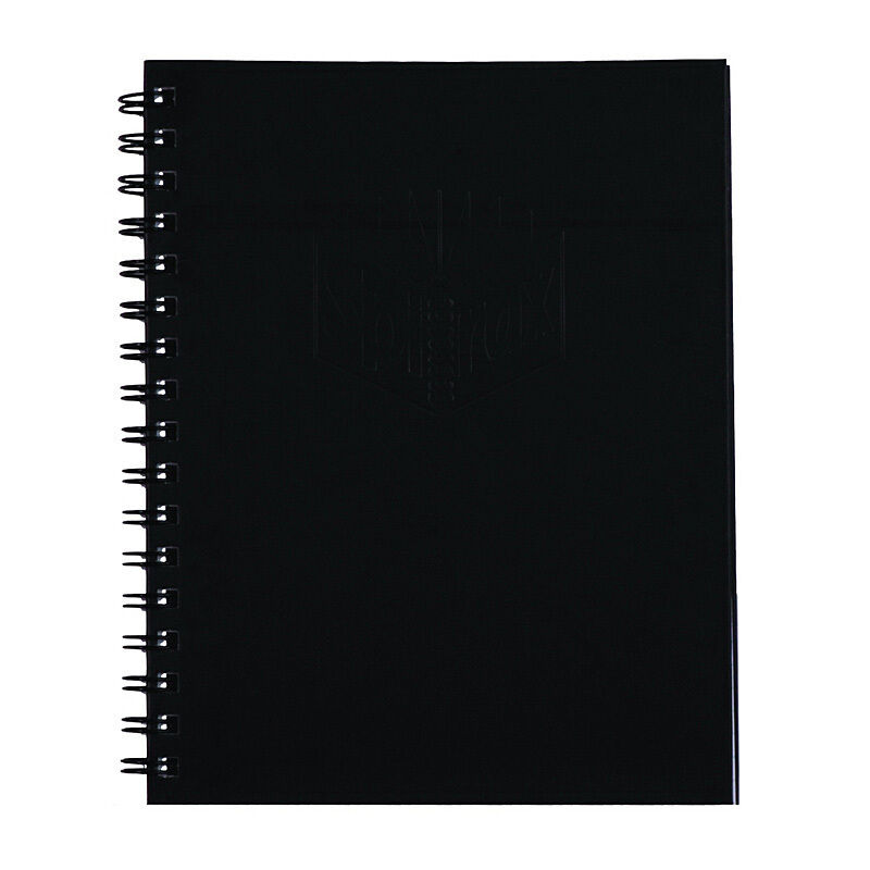Spirax 511 Hard Cover Book 225X175mm 200Pg Black Pack 5