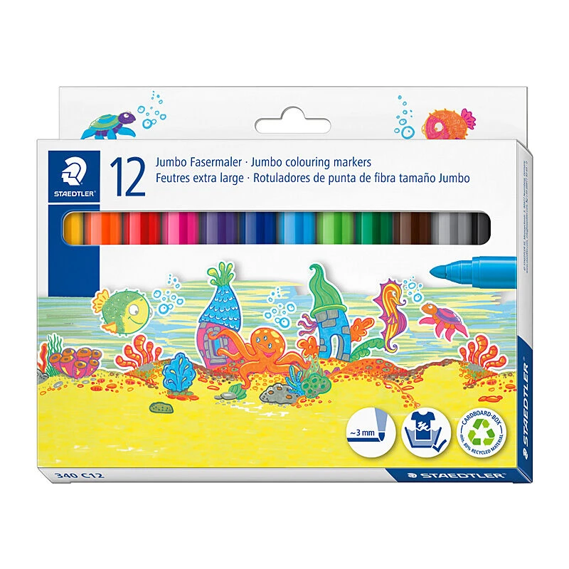 ST Noris Jumbo Color Marker Pack 12
