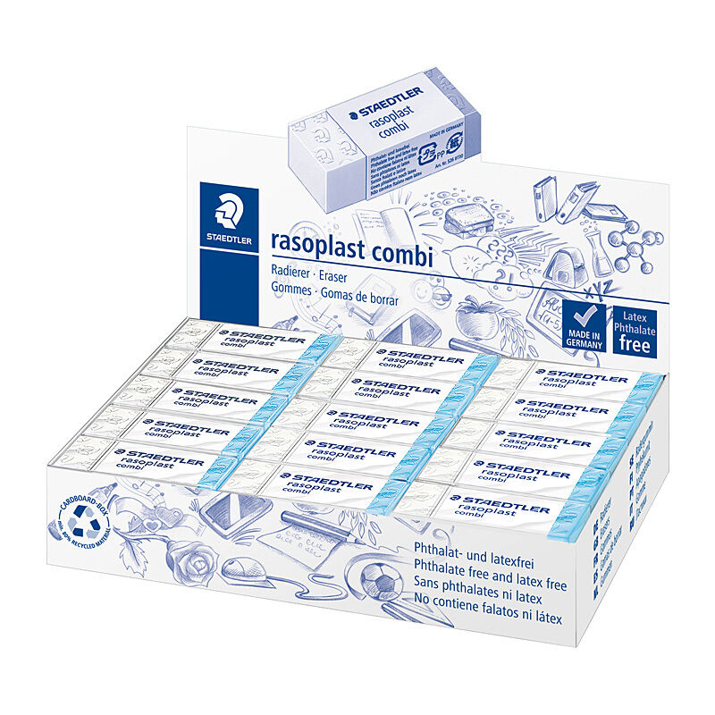 Staedtler Erase Raso Comb43m Medium Box 30