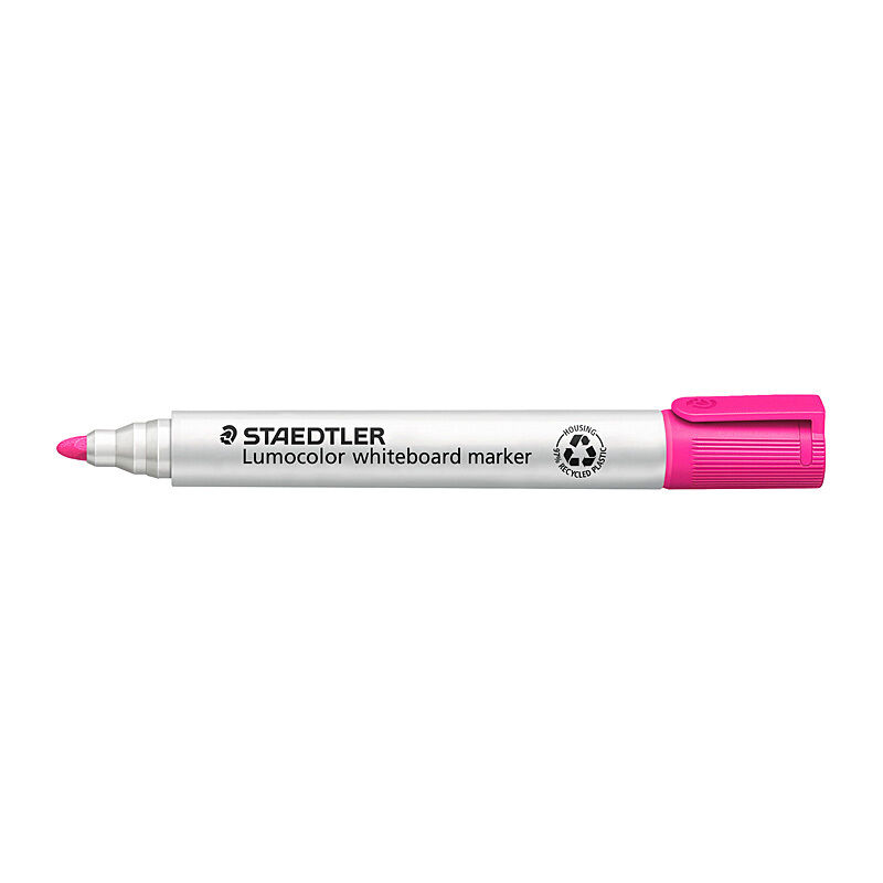 Staedtler Lumo W/B Marker BP Pink Box 10