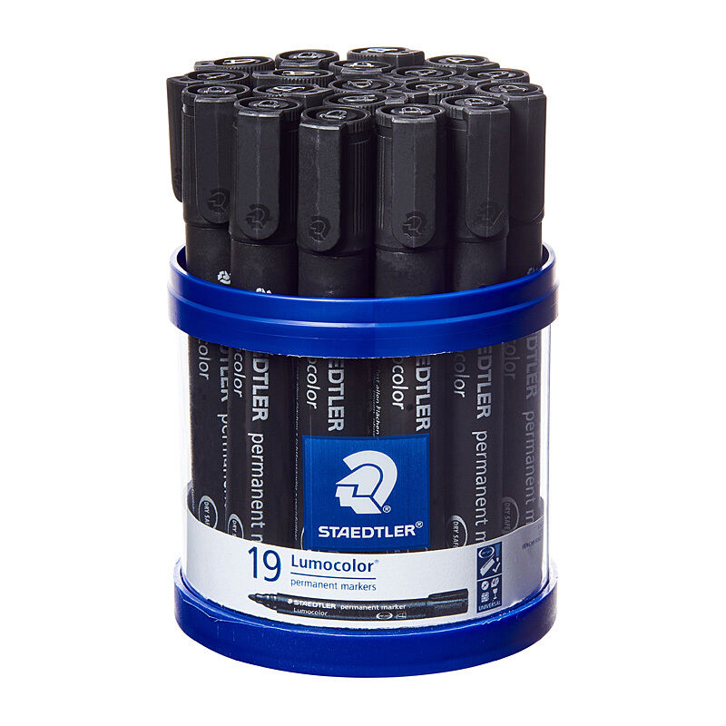 Staedtler PermMk 352 Bul Black Cup19